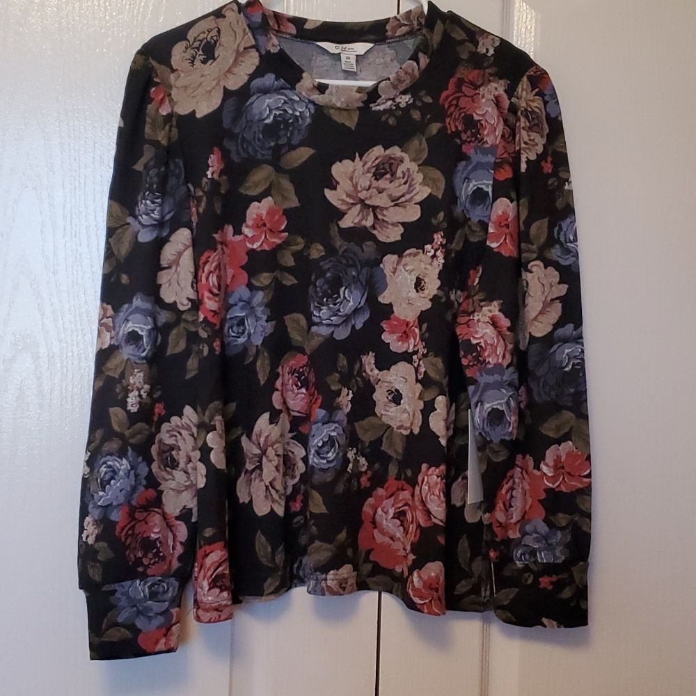 C By One Floral Knit Sweater NWT Size 2X